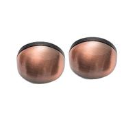 Gatuida Fermaporta da Pavimento Rotondo in Metallo 2 Pezzi, Fermaporta Antinfortunistico Senza Fori, Protezione Porta Sicurezza Casa per Ragazzo Ragazza