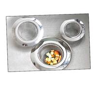 Gatuida Filtro per Lavello in Acciaio Inox Non Magnetico Setaccio Rete Tondo per e Bagno Antiruggine e Resistente per Scarichi e Tritarifiuti