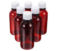 Gatuida Flacone Vuoto Per Pillole 6 Flaconi Piccoli In Plastica Trasparente Per Medicinali Con Bilancia Flaconi Di Olio Essenziale Flaconi Di Olio Per Unzione Per Viaggiare Profumo