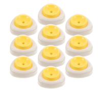 Gatuida Foratore per Uova Sode Manuale con Base Stabile Set da 10 Pezzi Utensile per Perforare Gusci D’Uovo in Plastica Resistente per Cucina e Feste