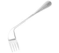 Gatuida Forchetta Angolata per Anziani in Acciaio Inossidabile Utensile Leggero Scivolo per Pazienti con Mobilità Ridotta Posata Ergonomica per Alimentazione Autonoma
