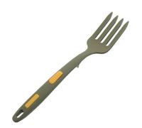 Gatuida Forchetta Flessibile in Silicone per Spaghetti e Pasta, Design Compatto e Impugnatura Comoda, Resistente al Calore, per Picnic e Campeggio