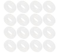 Gatuida Forma Rotonda 10 Paia di Anelli in Silicone e Antiscivolo Bianco per Comfort per Occhiali da Vista da Sole e Utilizzo Quotidiano e Lavorativo Utilizzo Quotidiano e Lavorativo