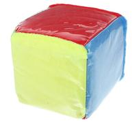 Gatuida Giocattolo Educativo Dadi Grandi 10 Cm Tasche Trasparenti per Schede Grafiche, Dado Morbido Resistente, Supporto Apprendimento Colore e Memoria, Gioco Famiglia