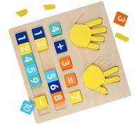 Gatuida Giocattolo Matematico in Legno Durevole per Anni Sviluppo Intelligenza Coordinazione Mano-Cervello e Apprendimento Numeri Educativo Montessori per Scuola Materna