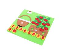 Gatuida Giocattolo Matematico per in Pannello di Feltro Lavagna Didattica Numerica Portatile Supporto Educativo per Apprendimento Precoce e Gioco da Tavolo Educativo