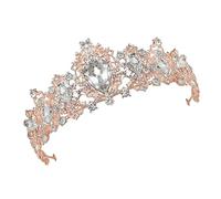 Gatuida Gioielli a della sposa Diademi doccia diadema principessa d'epoca per accessori da sposa Nozze Bride Headband parrucchino barocco vestito da sposa Copricapo da sposa Argento