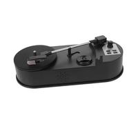 Gatuida Giradischi Vintage Altoparlanti Giradischi Con Dischi In Vinile Con Registrazione USB Lettore Musicale In Vinile Con Registrazione USB