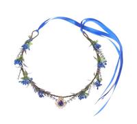 Gatuida Gocce D'acqua Tra Le Sopracciglia Copricapo Con Di Fiori Fata Di Tiara Viola Di Fiori Rinascimentale Costumi Da Fata Rinascimentale Blue Resina