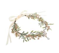 Gatuida Gocce d'acqua tra le sopracciglia di fiori della sposa tiara della principessa di fata dei fiori di fiori da donna fascia fata fascia elfica resina