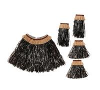 Gatuida Gonna Hawaiana Elastica per Donna Decorazione Feste Tema Hawaii Costume Leggero e Resistente per Balli e Spettacoli Estivi