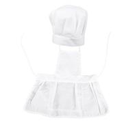 Gatuida Grembiule Cucina Bambina e Cappello Chef per Gioco di Ruolo Grembiule Casa per Bambine da Elementari Costume Chef per Cucina e Dolci Grande