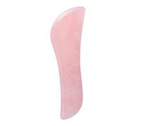 Gatuida Gua Sha di Massaggio Viso a Forma di S in Cristallo Composito Rosa Strumento Allevia e Idrata la Pelle per Trattamento Spa e Cura del Viso