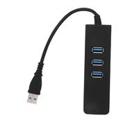 Gatuida Hub USB Portatile con Porte Type- Adattatore Ethernet Gigabit Mbps Trasferimento Fino Compatibile PC Laptop TV Nero