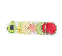 Gatuida Impacco Di Ghiaccio Per Occhi 8 Pezzi Set, Cuscinetti Freddi Rotondi Design Frutta, Allevia Affaticamento Oculare e Gonfiori, Adatti Ragazzo Ragazza e Uso Domestico