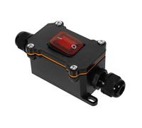 Gatuida Interruttore Corda Inline per Esterni Switch Off Resistente per Uso Facile Installazione per Riparazione Apparecchiature Elettriche