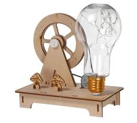 Gatuida Kit Esperimenti Scienze Manuale con Generatore Manovella in Legno Gioco Educativo Stem per Progetto DIY Creativo per Sviluppo Abilità e Apprendimento Fisica Regalo per Ragazzi e