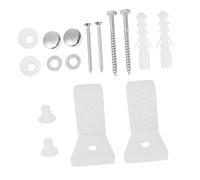 Gatuida Kit Fissaggi Wc per Piedi in Inossidabile e Nylon Accessori per Fissaggio Sedile e Bidet Montaggio Stabile e Resistente