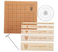 Gatuida Kit Macramè Completo con Tavola in Sughero Spille T e Manuale Supporto per Lavori di Tessitura Uncinetto e Ricamo per Principianti e Artigiani