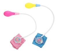 Gatuida Kit Medico Giocattolo per 2 Pezzi, Set da Gioco Simulazione Sfigmomanometro Blu e Rosa, Gioco di Ruolo Dottore per Sviluppare Empatia e Sicurezza