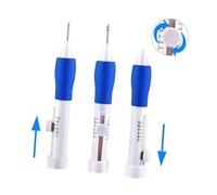 Gatuida Kit Penna per Ricamo Punch Needle con Ago per Cucito Te Strumento Artigianale per Ricamo Mano Embroidery Pen Facile da Usare per Tessuti Cuscini e Materiale Resistente