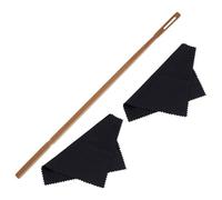 Gatuida Kit per la Pulizia del Flauto Asta in Acero e Panno Riutilizzabile Strumenti per la Manutenzione del Flauto senza Graffi Adatto per di Strumenti Musicali a Fiato