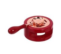 Gatuida Kit Sigillo Ceralacca con Fornello Scalda Cera e Mestolo Manico Legno Strumento Vintage per Sigillatura Buste Inviti Nozze Lettere e Progetti Creativi