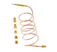 Gatuida Kit Termocoppia per Piano Cottura in Rame Sensore di Temperatura Compatibile con Stufe a Gas Installazione Facile Lunghezza 1200mm