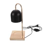 Gatuida Lampada a Cera Senza Antropologia Arredamento per La Casa Scaldacera per Cera Profumata Fonditore di Cera Scalda Profumo Lampada di Cera Lampada Scaldacandele di Legno Black