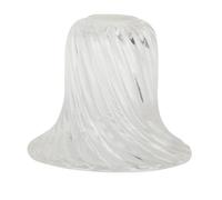 Gatuida Lampada da con Paralume in Vetro Trasparente Paralume Semplice in Vetro di Copertura Lampada Delicata per Soggiorno e Salotto Accessorio Luce Elegante e Pratico