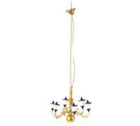 Gatuida Lampada in Miniatura per Casetta Decorazione Paesaggio Accessorio per Design Elegante Scala 1/87 Luce Calda per Progetti Fai da Te