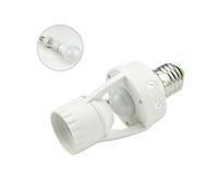 Gatuida Lampada Infrarossi Sensore Movimento Portalampada LED Rilevamento Corporeo ad Alta Sensibilità Luminosità per Interni e Illuminazione