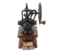 Gatuida Macinacaffè Manuale Vintage in Legno e Ferro con Maniglia per Macinatura Chicchi e Spezie Portatile e Professionale per Caffè Profumato Fatto in Casa