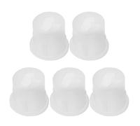 Gatuida Manicotto per Sonda Radar di Retromarcia 5 Pezzi, Tubo in Gomma Bianco 18,5-22,5 Mm, Accessorio Sostitutivo per Sensore Parcheggio Auto, Compatibile per Retrofit Sicurezza Guida