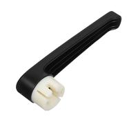 Gatuida Maniglia Serratura Porta Interna Roulotte in Alluminio Senza Chiave Leva Privacy per Bagno Camper Design Moderno Nero Resistente e Facile da Usare