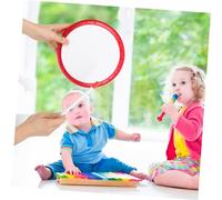 Gatuida Mano per Portatile Rosso Strumento Percussione Educativo con Resistente e per Attività Creative e Sviluppo Senso del Ritmo