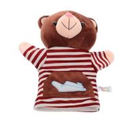 Gatuida Marionetta Mano Orso Peluche Cartoon Morbido per Adulti Giocattolo Interattivo per Racconti e Coinvolgimento Burattino Animale Realistico per Scuola e Casa