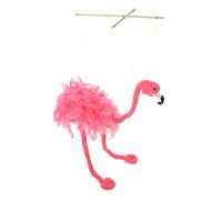 Gatuida Marionetta Peluche Fenicottero Design Animale Interattivo con Fili per Spettacoli e Decorazioni Burattino per Performance e Familiare Colore Casuale Colore Casuale