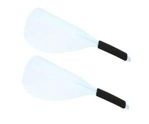 Gatuida Maschera Protettiva per Chioma Protezione da Schizzi e Visione Chiara 2 Pezzi in Plastica Blu per Saloni di Parrucchiere e Centri Estetici
