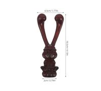 Gatuida Massaggiatore Facciale in Legno di Palissandro a Forma di Coniglio Strumento per Massaggio Gua Sha Nasale e Punti di Agopuntura Bastoncino Manuale per Terapia dei Meridiani e