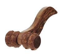 Gatuida Massaggiatore in Legno Doppio Rullo Per Schiena e Corpo, Bastoncino Portatile Per Massaggio Manuale Rilassante, Strumento Per Allungare La Spina Dorsale Per Yoga e Relax