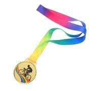 Gatuida Medaglia Ciclismo Vittoria Oro Resistente con Nastro per Gare e Eventi Ciclistici Premio Campionato e Ricordo Duraturo