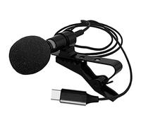 Gatuida Microfono Lavalier Mini Con Clip Microfono Condensatore Tipo-c Per Registrazione Smartphone Tecnologia Di Raccolta Attiva Del Suono Design Pratico e Leggero Per Vlog e Live