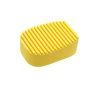 Gatuida Mini Lavabo Silicone Spazzola Per Lavaggio Maneggevole Pulizia Efficiente Di Collo Polsini e Calzini Design Ergonomico Facile Da Usare Giallo