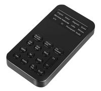 Gatuida Mini Scheda Audio Esterna per Computer e Cellulare, Cambia Voce Portatile 8 Effetti Sonori Integrati, Compatibile con Sistemi Mobile e Piattaforme di Gioco, per Registrazioni,