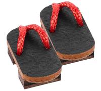 Gatuida Mini Zoccoli in Legno Artigianali per Casa delle Bambole, Accessori Decorativi Realistici per Miniature, Forniture per Bambole, Dettagli Raffinati per Interni di Miniatura