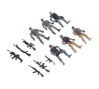 Gatuida Miniature Soldati per Diorami in Plastica Resistente Figure per Decorazioni e Gioco Manuale per Collezionisti