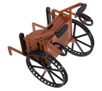 Gatuida Miniature Wheelchair Toy For Bjd Dolls Realistic Medical Accessory Set With Crutch For Role Playing And Dollhouse Scenarios