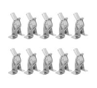 Gatuida Morsetto a molla Bulldog da 10 pezzi: set di ganci da parete per attrezzi da garage - clip organizer con impugnatura a molla in metallo - morsetto porta scopa e
