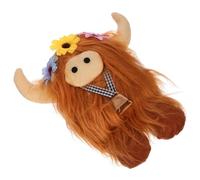 Gatuida Mucca di Peluche Morbida e Realistica Decorazione Animale Fattoria Giocattolo Adorabile in Peluche Skin-friendly Regalo e Ragazzi